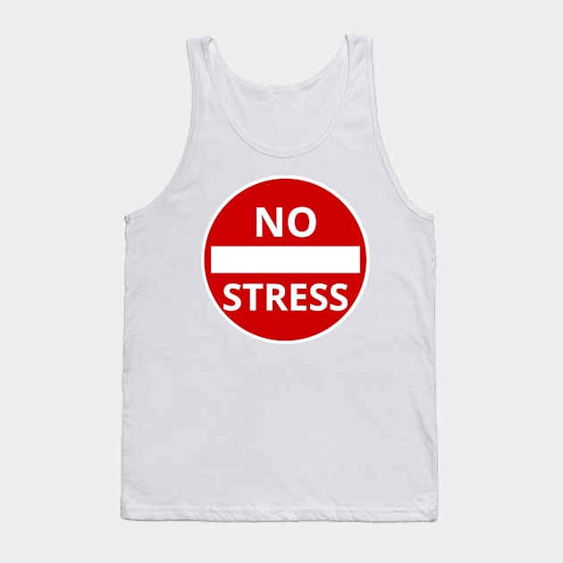 No stress Tank Top by Bakchos